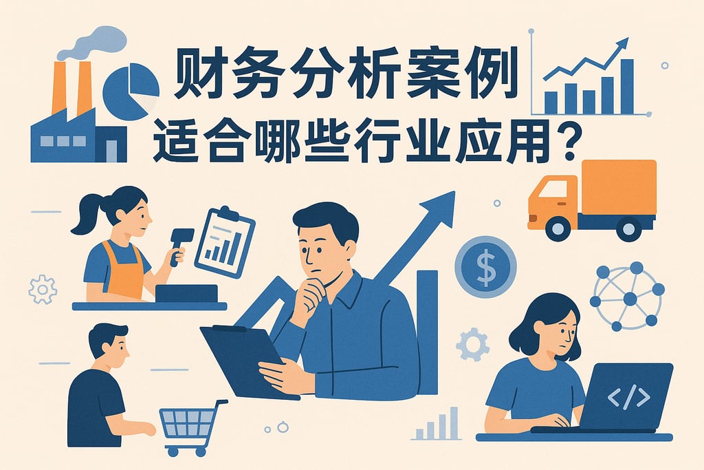 财务分析案例适合哪些行业应用？覆盖制造业到互联网全场景