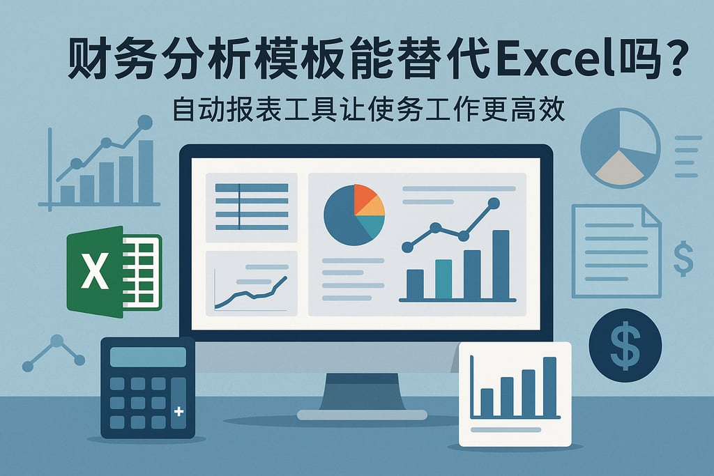 财务分析模板能替代Excel吗？自动报表工具让财务工作更高效