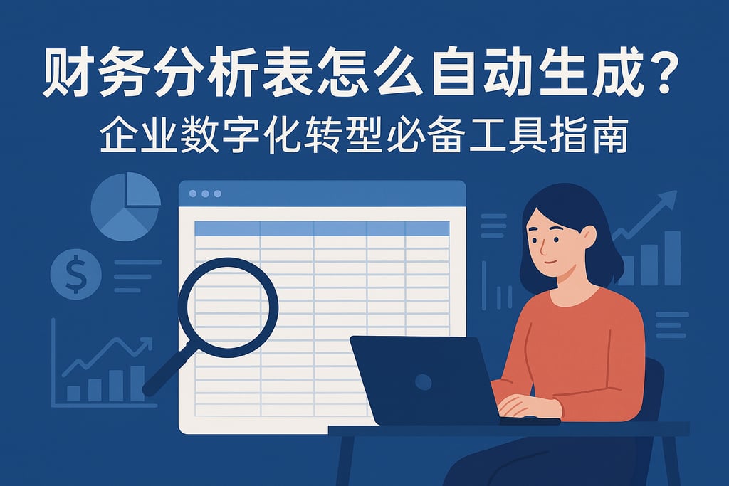财务分析表怎么自动生成？企业数字化转型必备工具指南