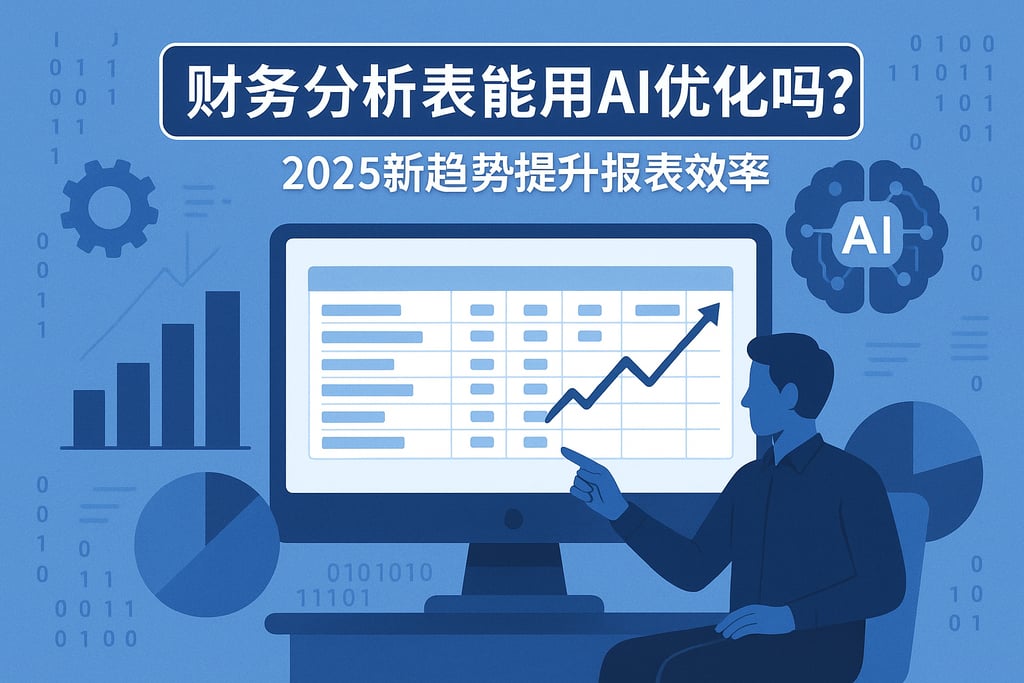 财务分析表能用AI优化吗？2025新趋势提升报表效率