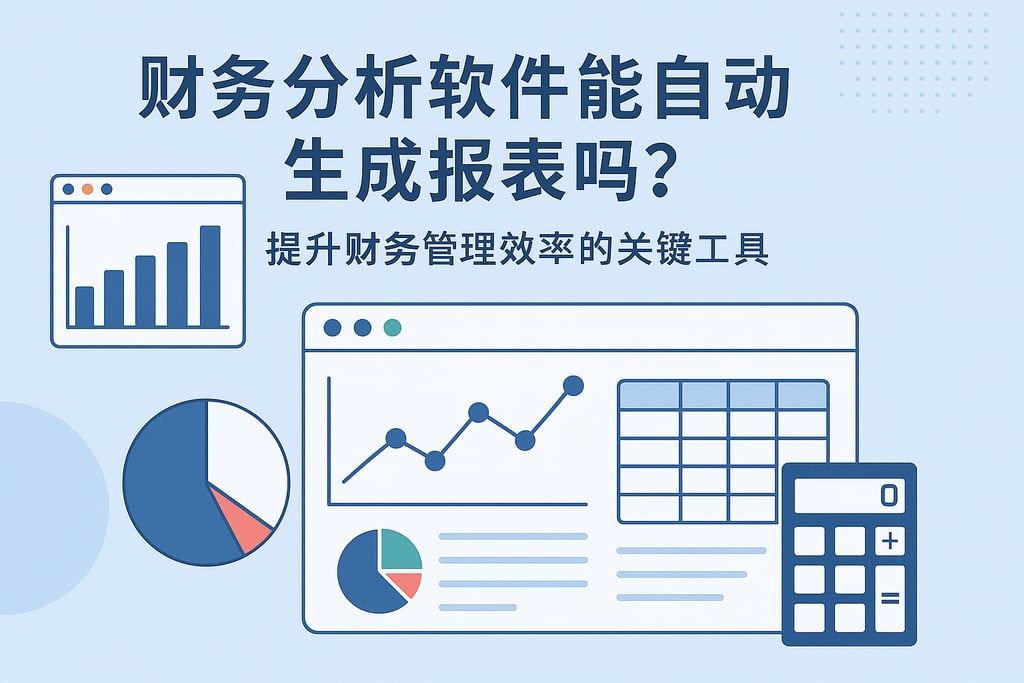 财务分析软件能自动生成报表吗？提升财务管理效率的关键工具