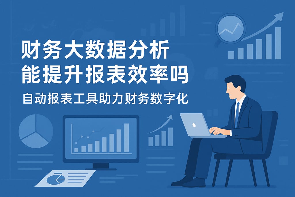 财务大数据分析能提升报表效率吗？自动报表工具助力财务数字化