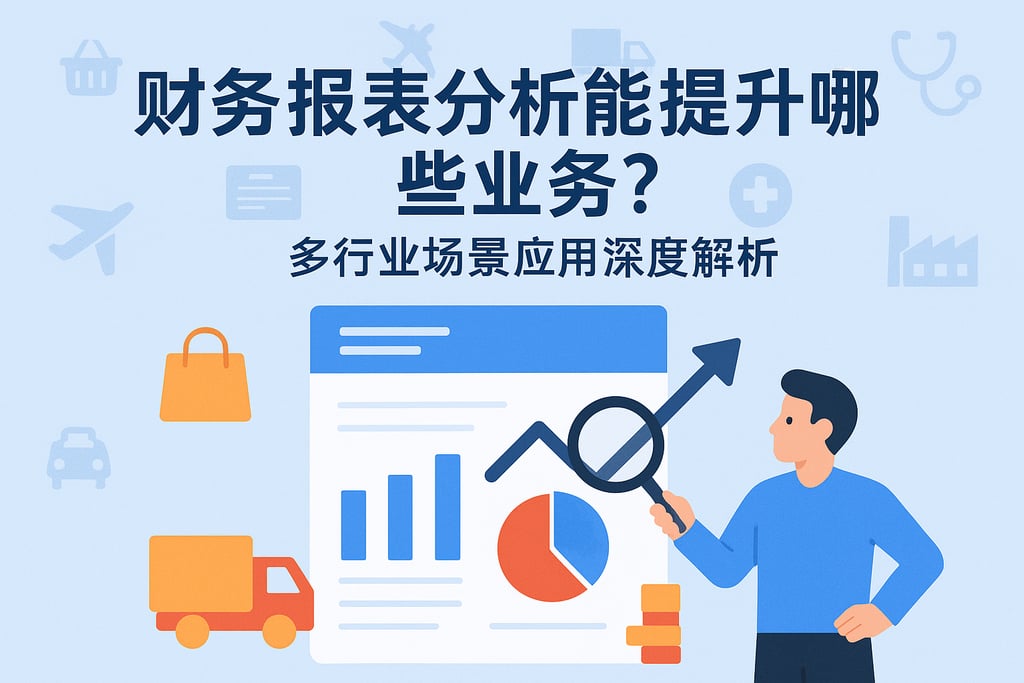 财务报表分析能提升哪些业务？多行业场景应用深度解析
