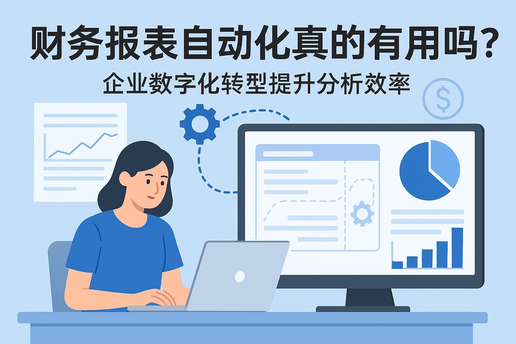 财务报表自动化真的有用吗？企业数字化转型提升分析效率