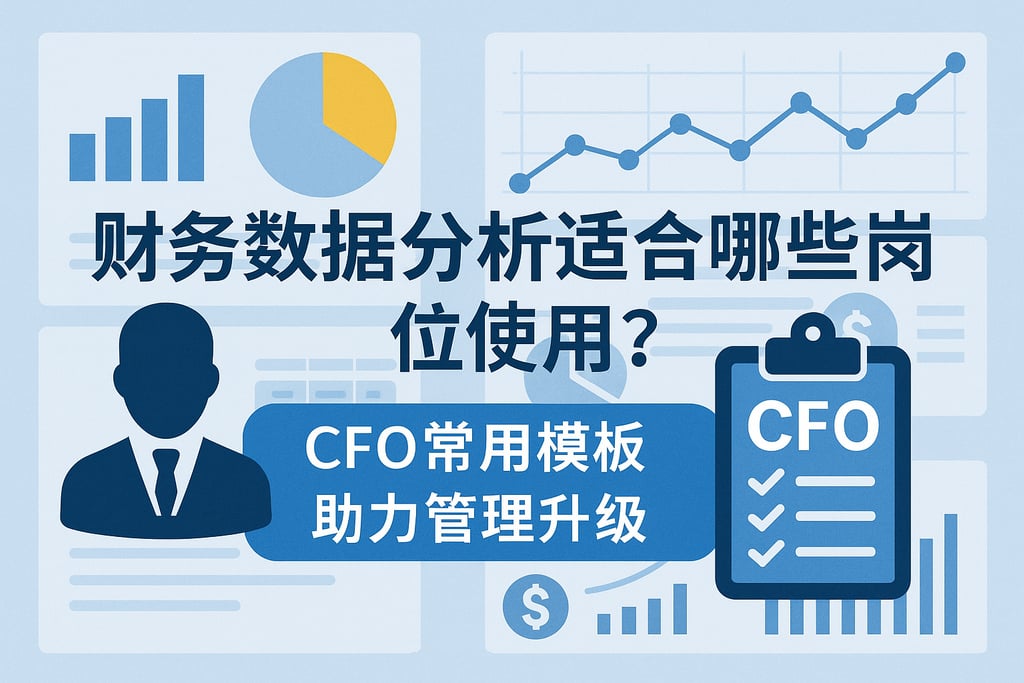 财务数据分析适合哪些岗位使用？CFO常用模板助力管理升级