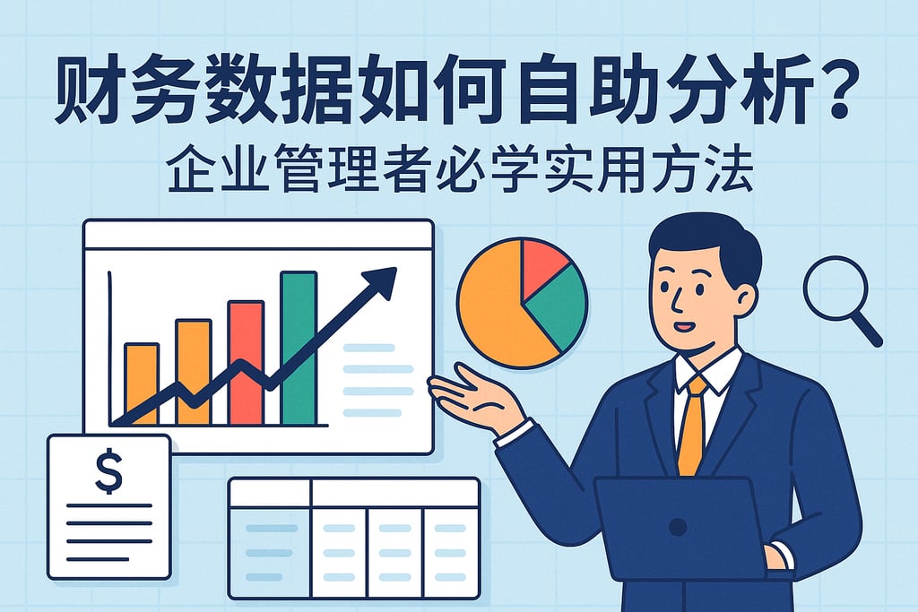 财务数据如何自助分析？企业管理者必学实用方法