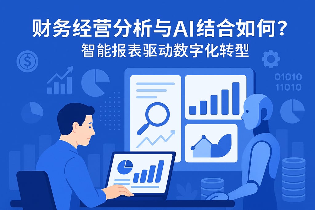 财务经营分析与AI结合如何？智能报表驱动数字化转型