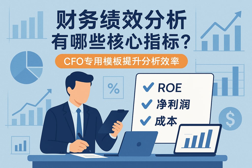 财务绩效分析有哪些核心指标？CFO专用模板提升分析效率