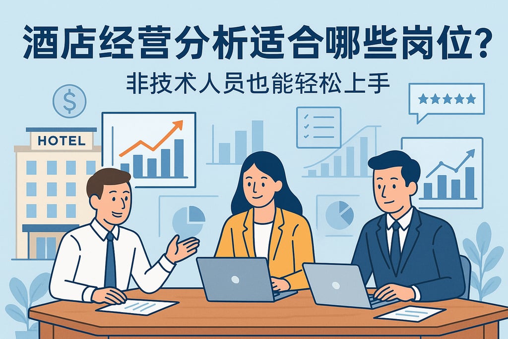 酒店经营分析适合哪些岗位使用？非技术人员也能轻松上手