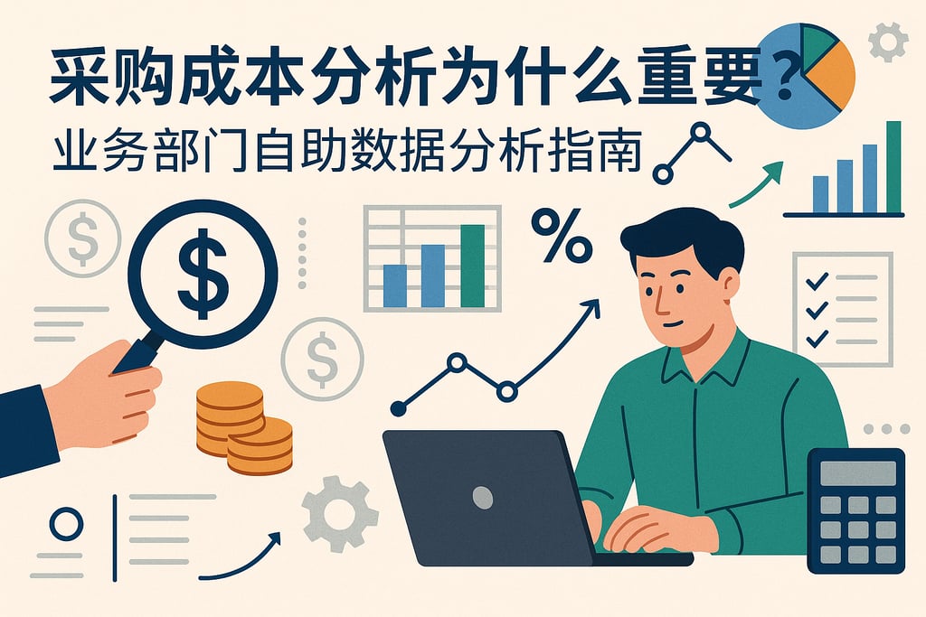 采购成本分析为什么重要？业务部门自助数据分析指南