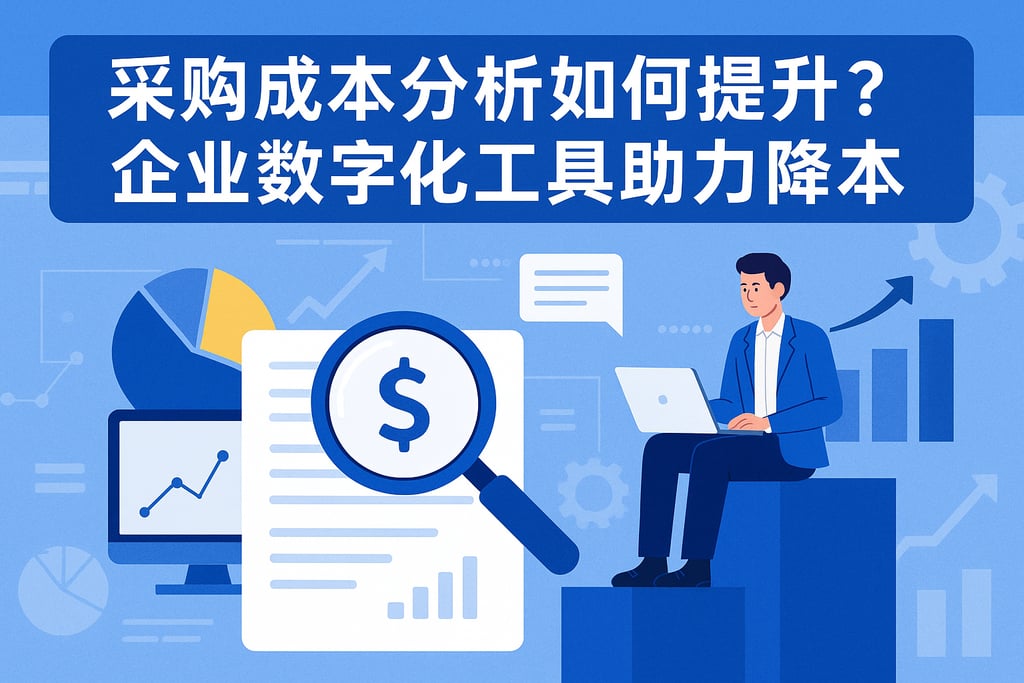 采购成本分析如何提升？企业数字化工具助力降本增效