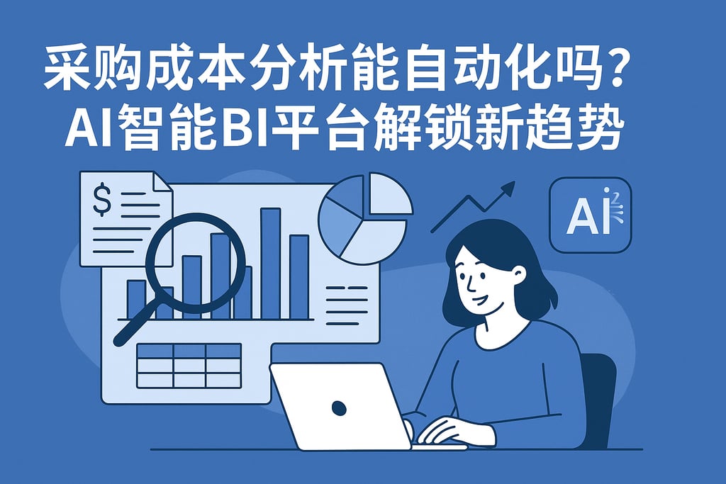 采购成本分析能自动化吗？AI智能BI平台解锁新趋势