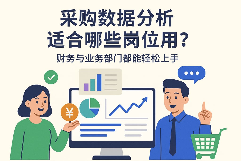 采购数据分析适合哪些岗位用？财务与业务部门都能轻松上手