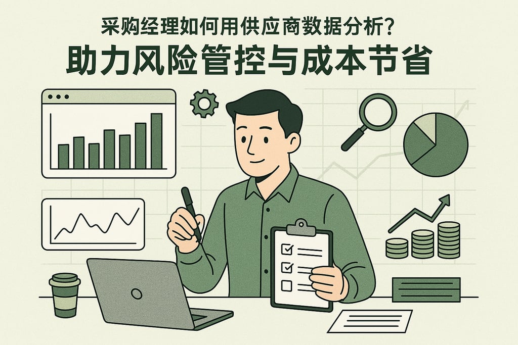 采购经理如何用供应商数据分析？助力风险管控与成本节省