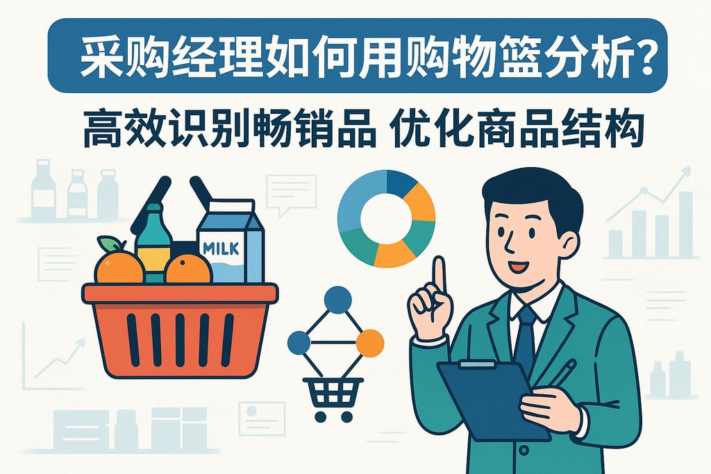 采购经理如何用购物篮分析？高效识别畅销品优化商品结构