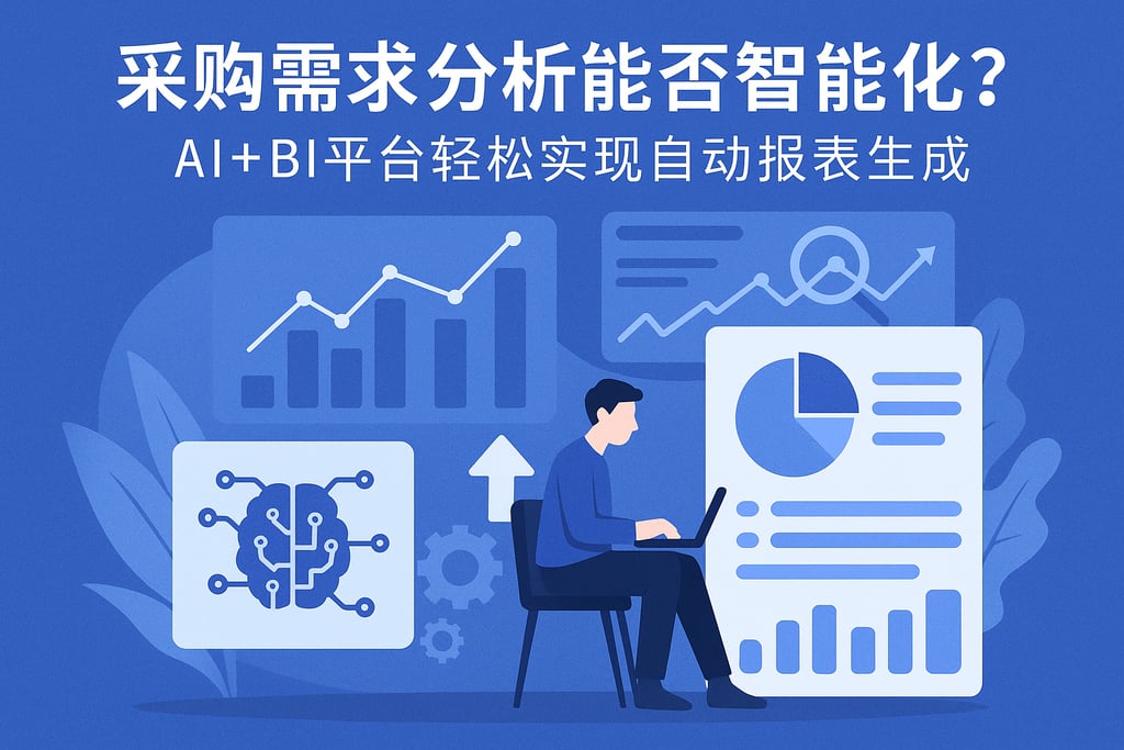 采购需求分析能否智能化？AI+BI平台轻松实现自动报表生成