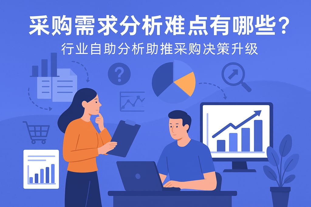 采购需求分析难点有哪些？行业自助分析助推采购决策升级
