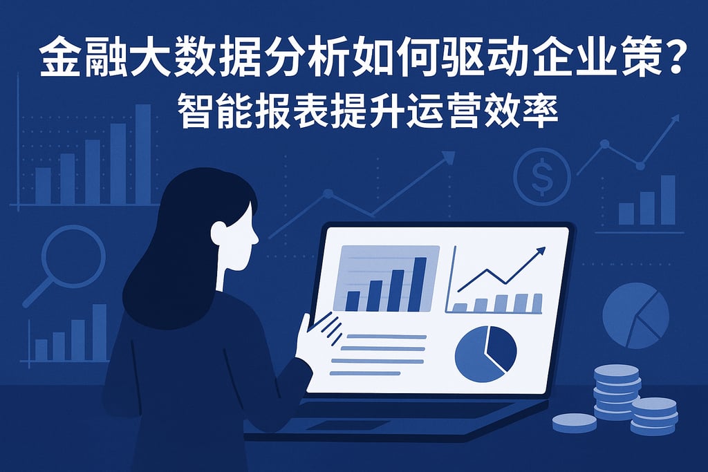 金融大数据分析如何驱动企业决策？智能报表提升运营效率