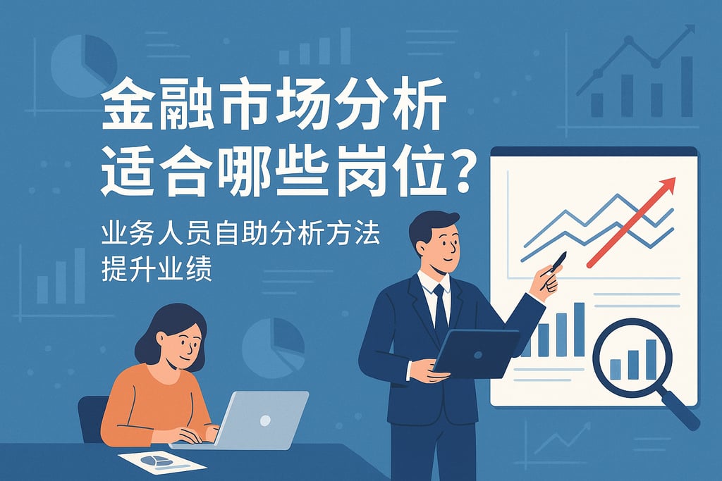 金融市场分析适合哪些岗位？业务人员自助分析方法提升业绩