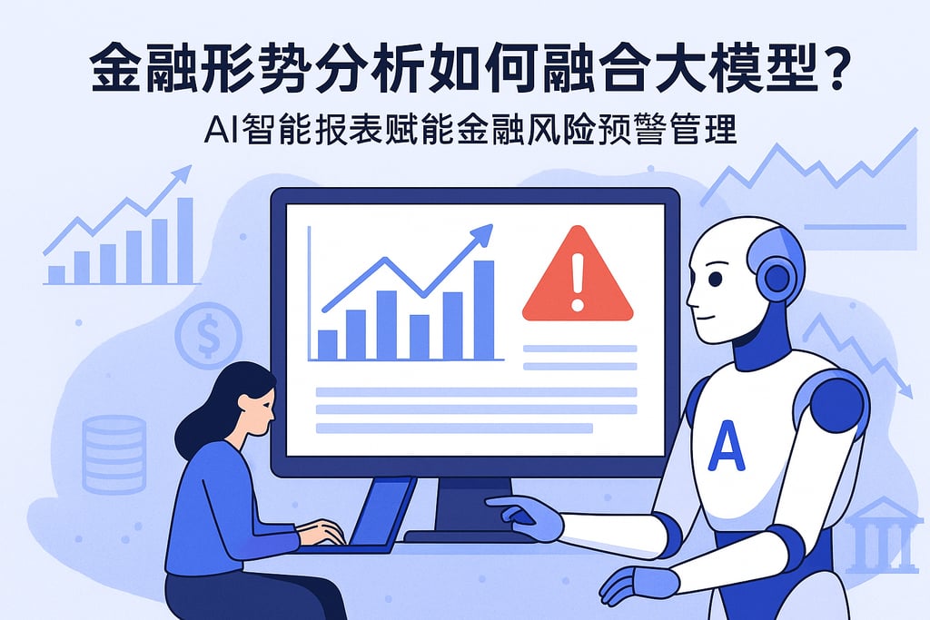 金融形势分析如何融合大模型？AI智能报表赋能金融风险预警管理
