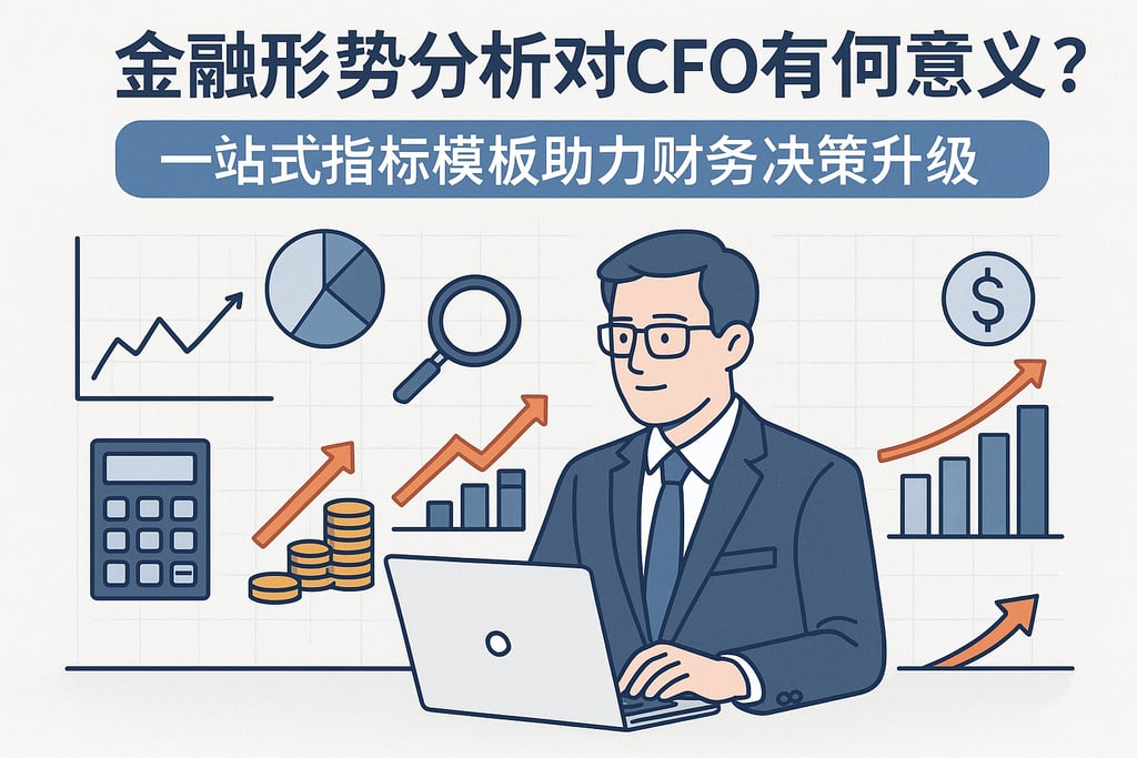 金融形势分析对CFO有何意义？一站式指标模板助力财务决策升级