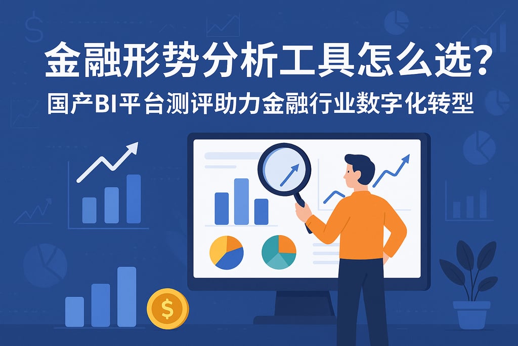 金融形势分析工具怎么选？国产BI平台测评助力金融行业数字化转型