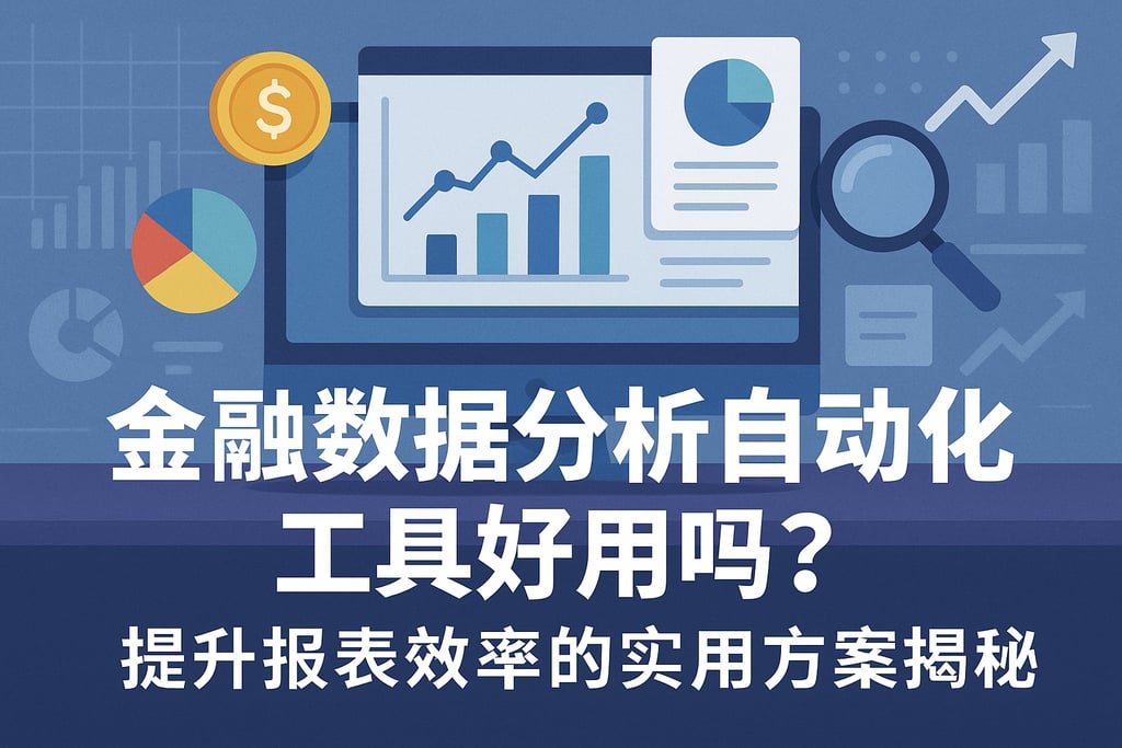 金融数据分析自动化工具好用吗？提升报表效率的实用方案揭秘