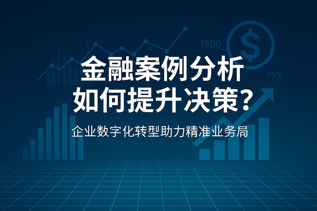 金融案例分析如何提升决策？企业数字化转型助力精准业务布局