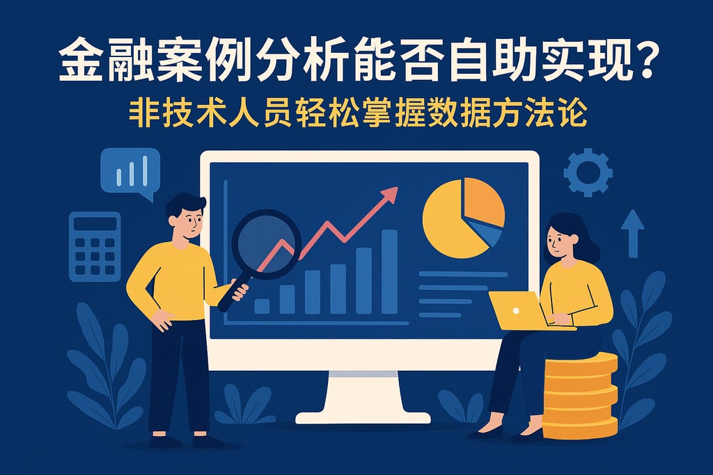 金融案例分析能否自助实现？非技术人员轻松掌握数据方法论