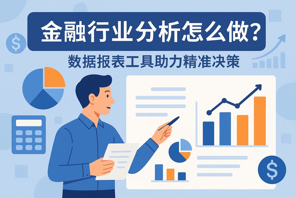 金融行业分析怎么做？数据报表工具助力精准决策