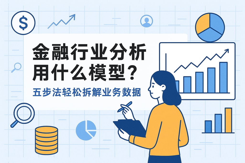 金融行业分析用什么模型？五步法轻松拆解业务数据