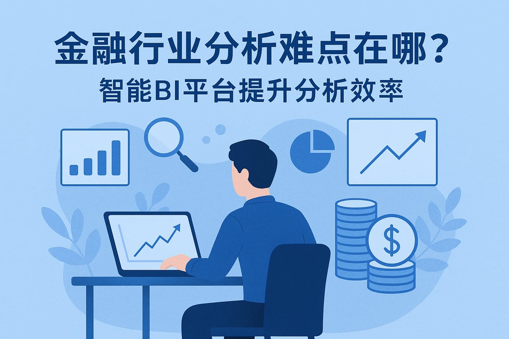 金融行业分析难点在哪？智能BI平台提升分析效率