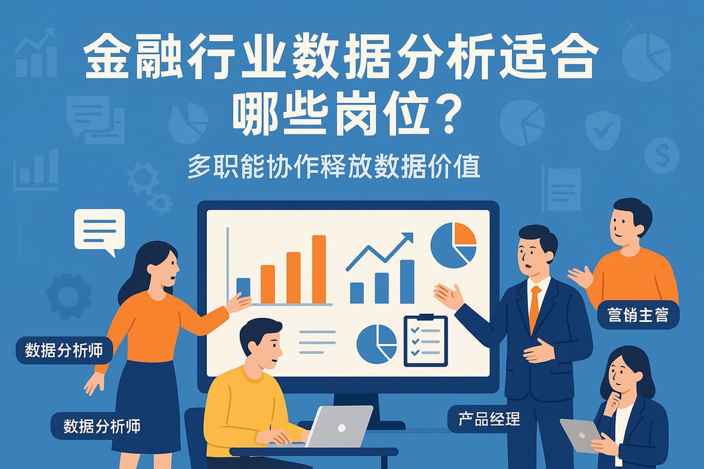 金融行业数据分析适合哪些岗位？多职能协作释放数据价值