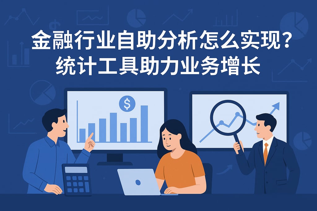 金融行业自助分析怎么实现？统计工具助力业务增长