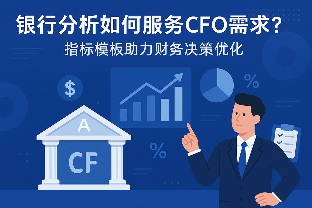 银行分析如何服务CFO需求？指标模板助力财务决策优化
