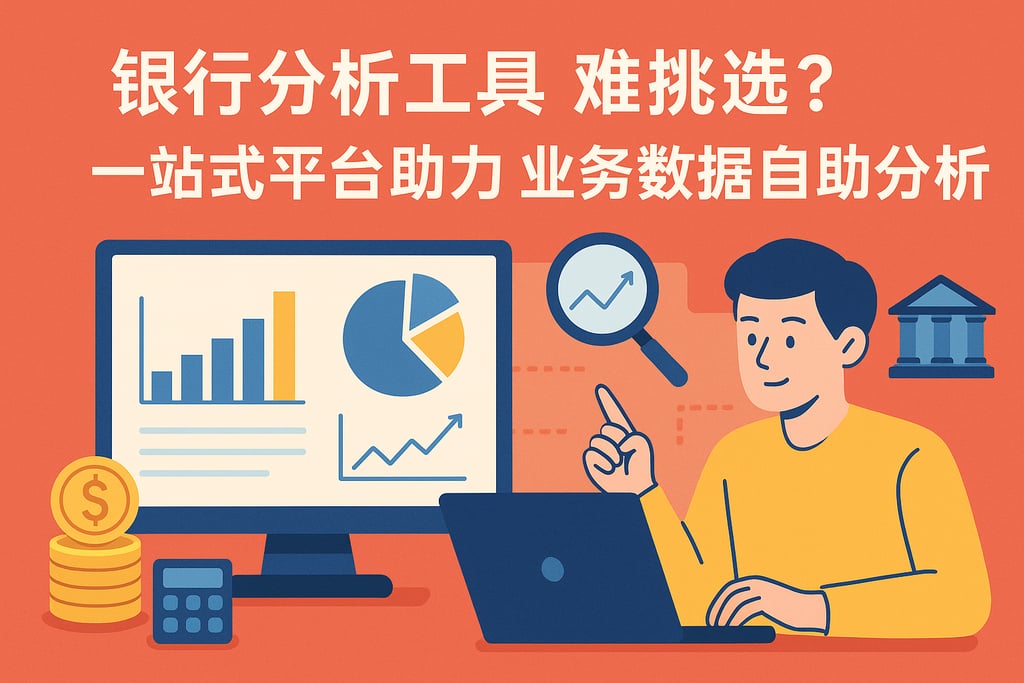 银行分析工具难挑选？一站式平台助力业务数据自助分析