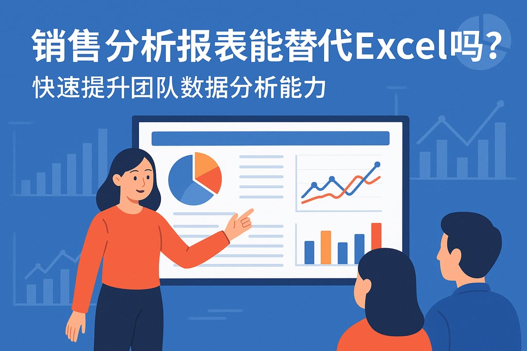 销售分析报表能替代Excel吗？快速提升团队数据分析能力
