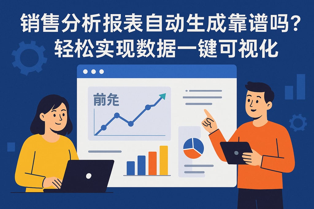 销售分析报表自动生成靠谱吗？轻松实现数据一键可视化