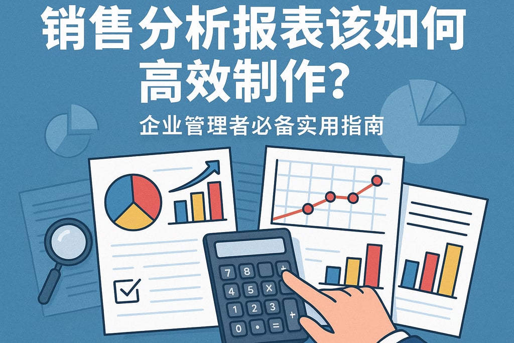 销售分析报表该如何高效制作？企业管理者必备实用指南