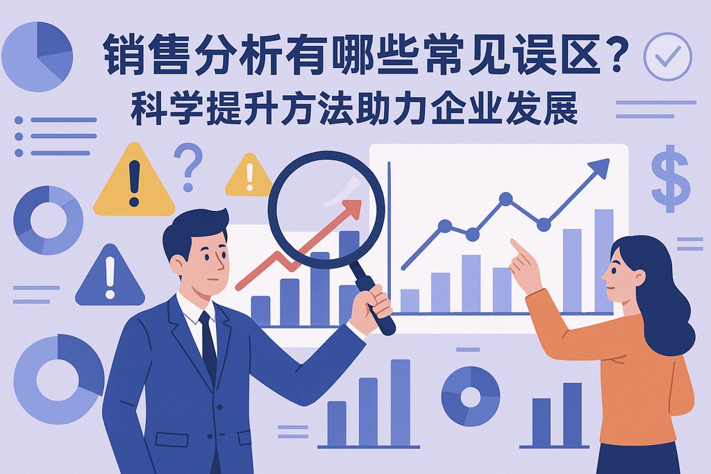 销售分析有哪些常见误区？科学提升方法助力企业发展