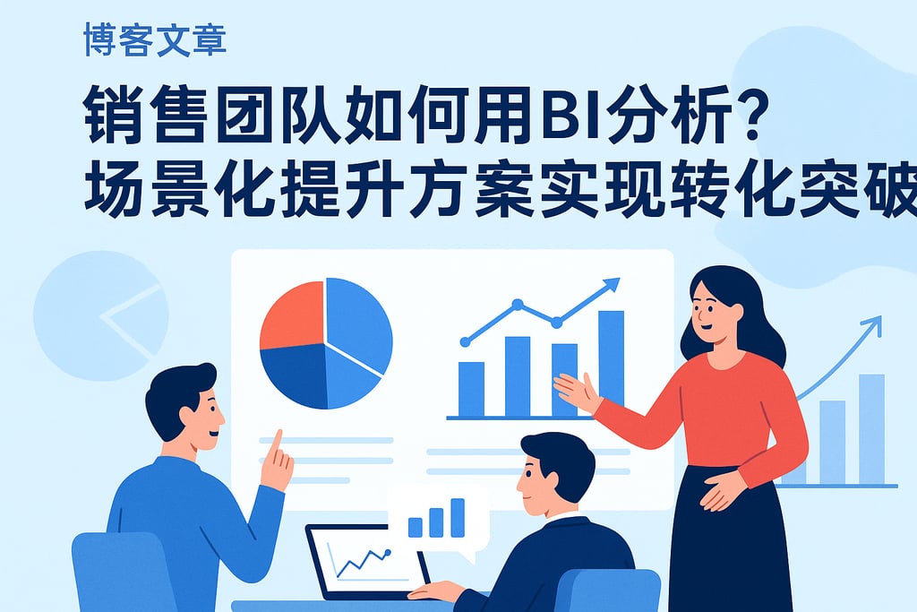 销售团队如何用BI分析？场景化提升方案实现转化突破