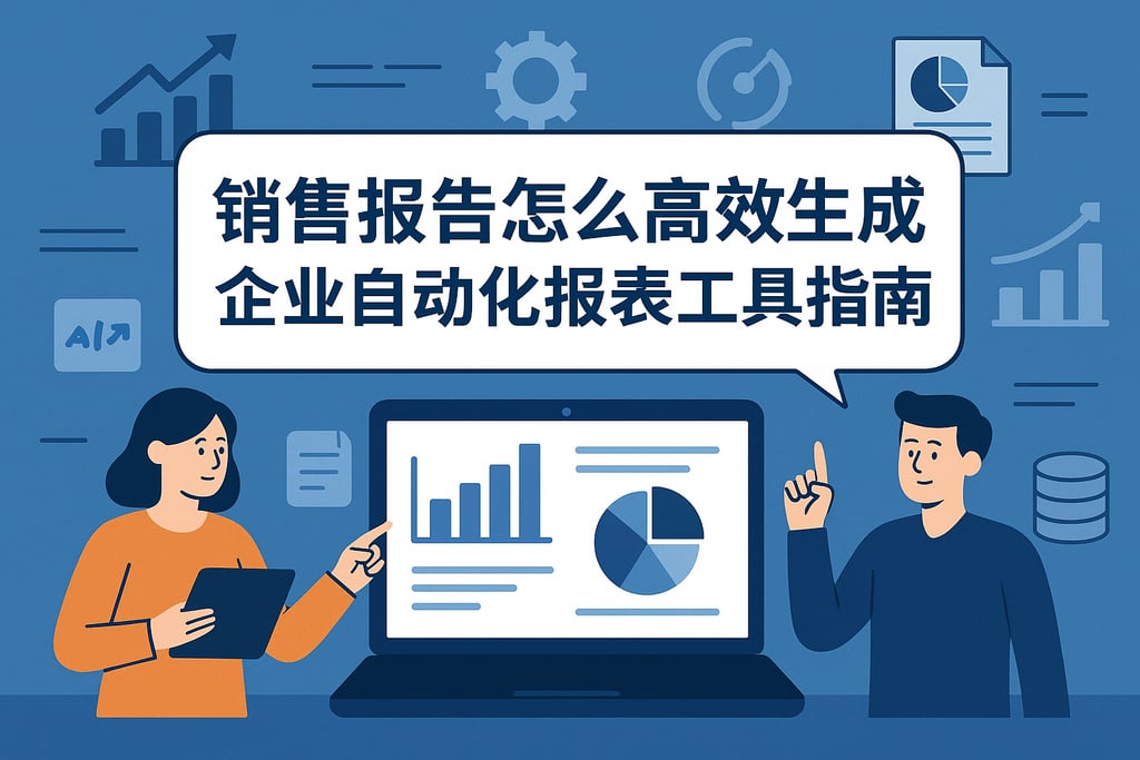 销售报告怎么高效生成？企业自动化报表工具指南