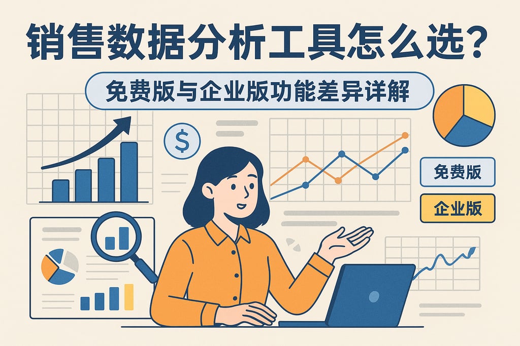 销售数据分析工具怎么选？免费版与企业版功能差异详解