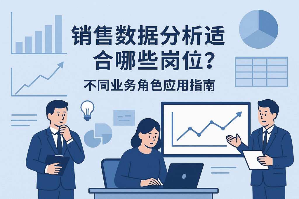 销售数据分析适合哪些岗位？不同业务角色应用指南