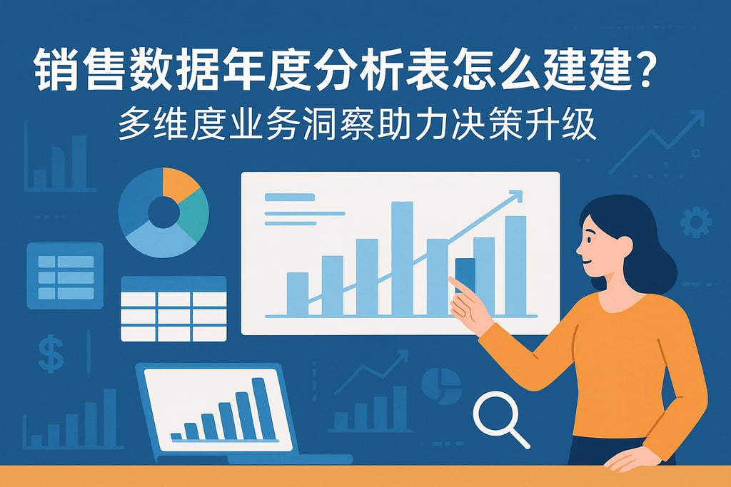 销售数据年度分析表怎么搭建？多维度业务洞察助力决策升级
