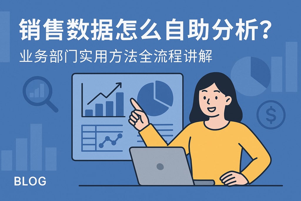 销售数据怎么自助分析？业务部门实用方法全流程讲解