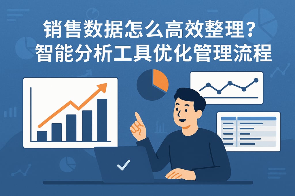 销售数据怎么高效整理？智能分析工具优化管理流程