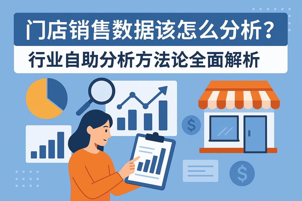 门店销售数据该怎么分析？行业自助分析方法论全面解析
