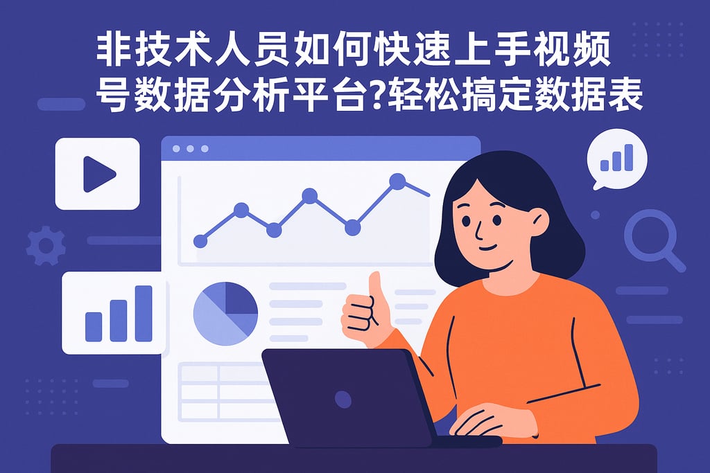 非技术人员如何快速上手视频号数据分析平台？轻松搞定数据报表