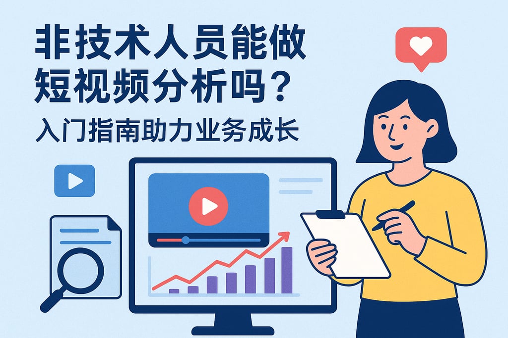 非技术人员能做短视频分析吗？入门指南助力业务成长